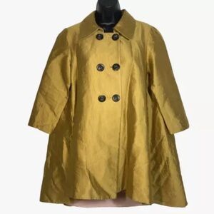 VTG Fang Fong  Projects Silk Swing Coat
Size 38 apprOX  US S  A LINE